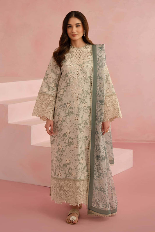 Floral Charm By Afrozeh Embroidered Lawn Unstitched 3pcs