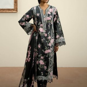 AYZEL The Bare Minimum Embroidered Unstitched Lawn 3pcs