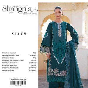 Inlays Parishay Shangrila Luxury Lawn Collection 2026.