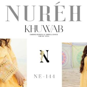 Nureh Khuwab Embroidered Unstitched 3pcs.