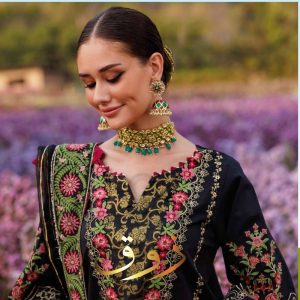 Charizma Festive Premium Emb Lawn